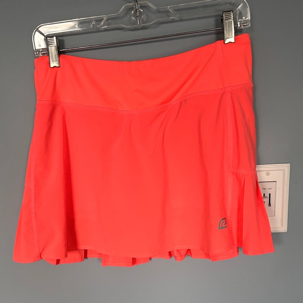 Bright Coral Athletic Skirt